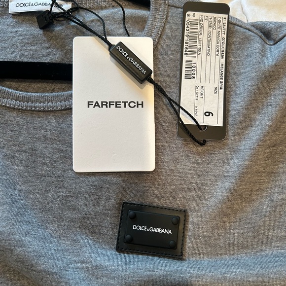 Boys Dolce & Gabbana Gray T-Shirt - Picture 2 of 2